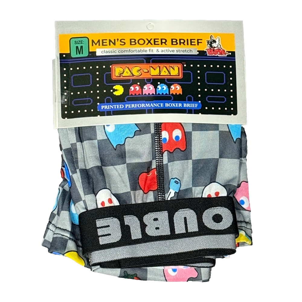 Mens Pac-Man Retro Video Game Licensed Boxer Briefs - Size Medium - NWT